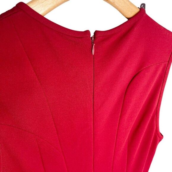 Derek Lam | Sleeveless Red Fit & Flare Midi Dress Size S | EUC - Picture 11 of 12